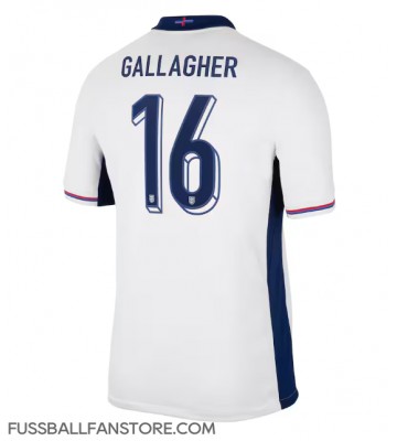 England Conor Gallagher #16 Replik Heimtrikot EM 2024 Kurzarm